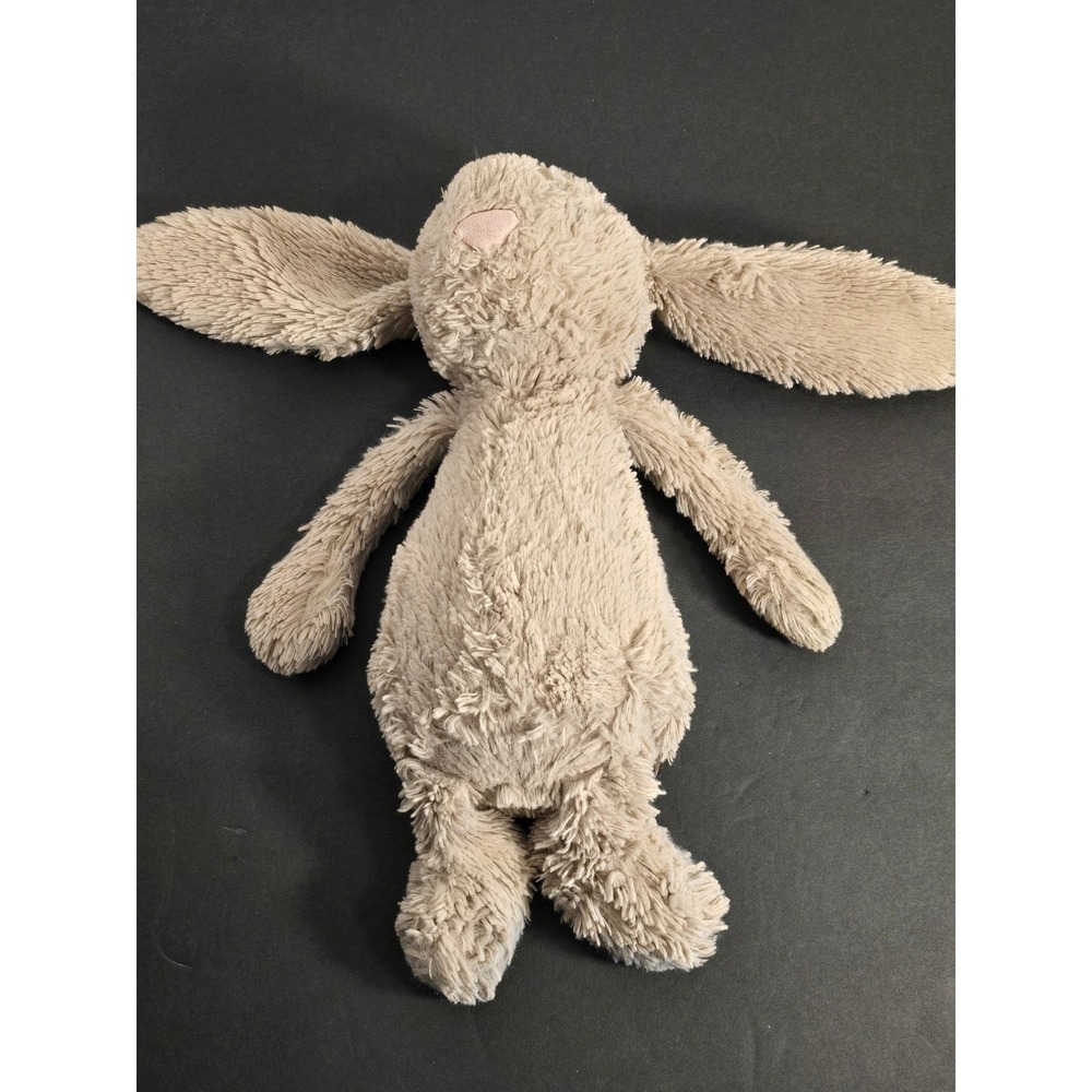 Retired Jellycat London Bashful Bunny Plush SILVER Taupe Stuffed Rabbit 12 Inch - Picture 8 of 10